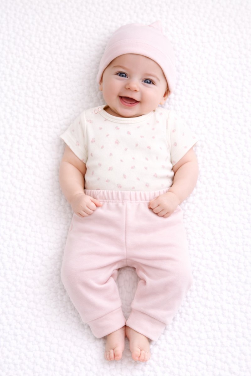 Ajuar 3 Piezas Medio Osito Sin Pie Body Gorro