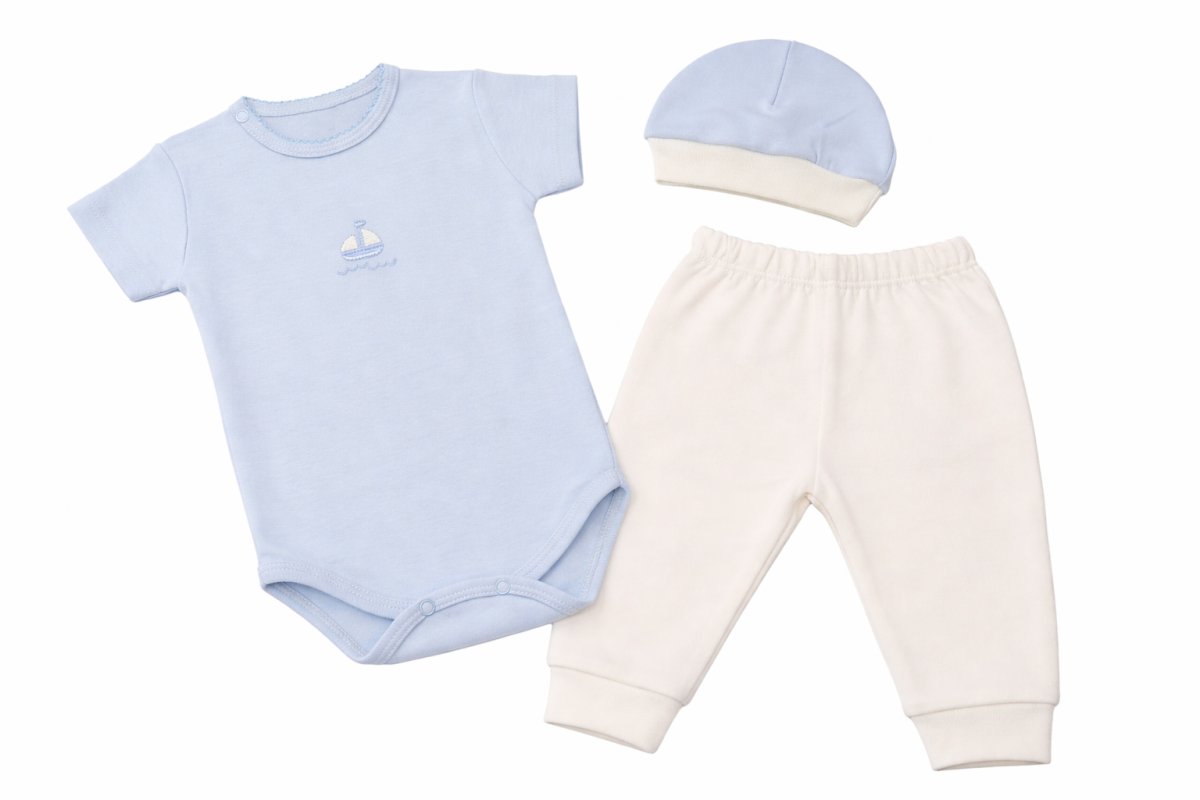 Ajuar 3 Piezas Medio Osito Sin Pie Body Gorro