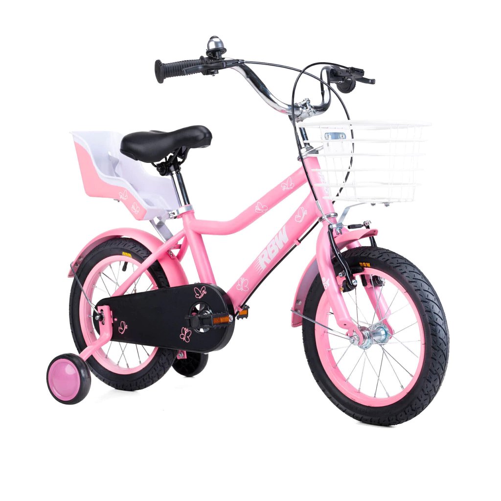Bicicleta Infantil Rodados 14 Con Canasta Goma Inflable