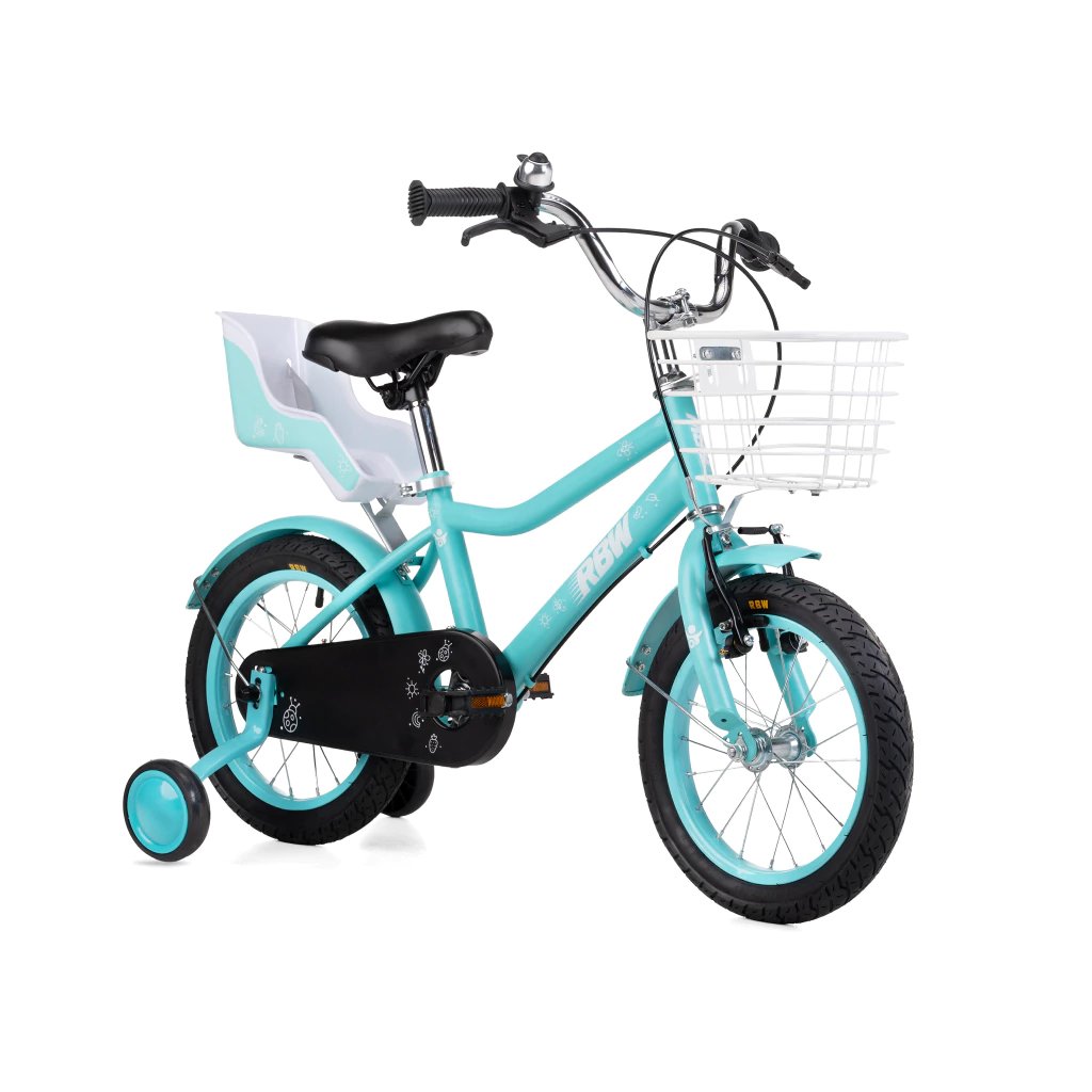 Bicicleta Infantil Rodados 14 Con Canasta Goma Inflable