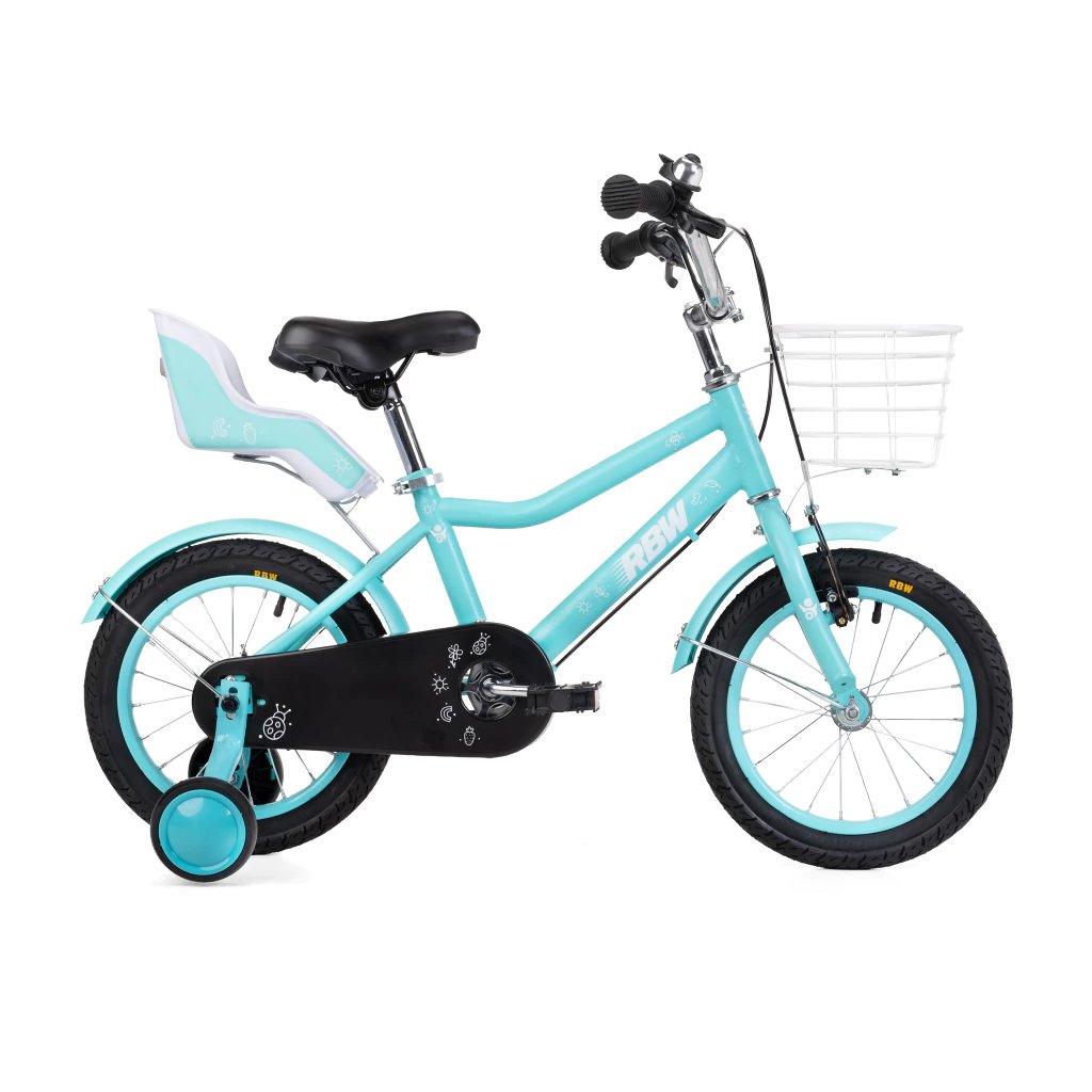 Bicicleta Infantil Rodados 14 Con Canasta Goma Inflable