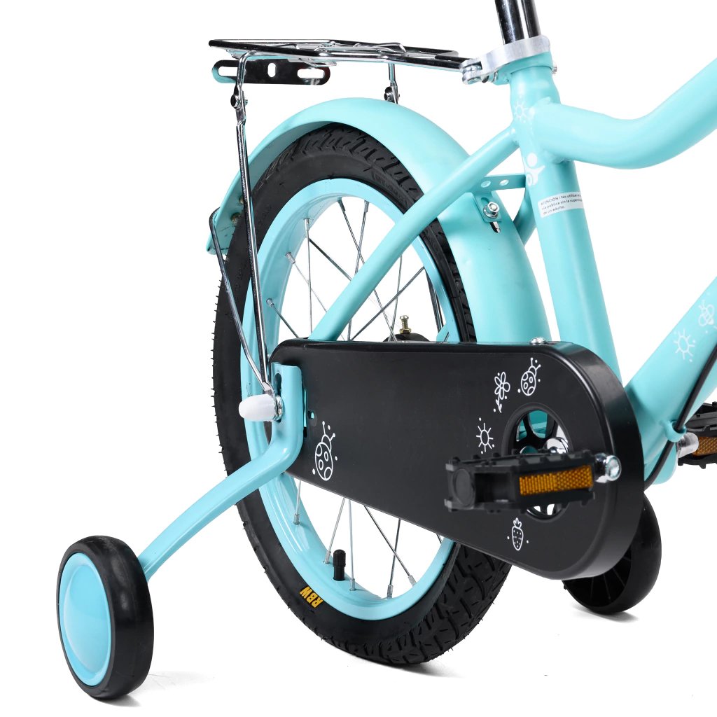 Bicicleta Infantil Rodados 16 Con Canasta Goma Inflable