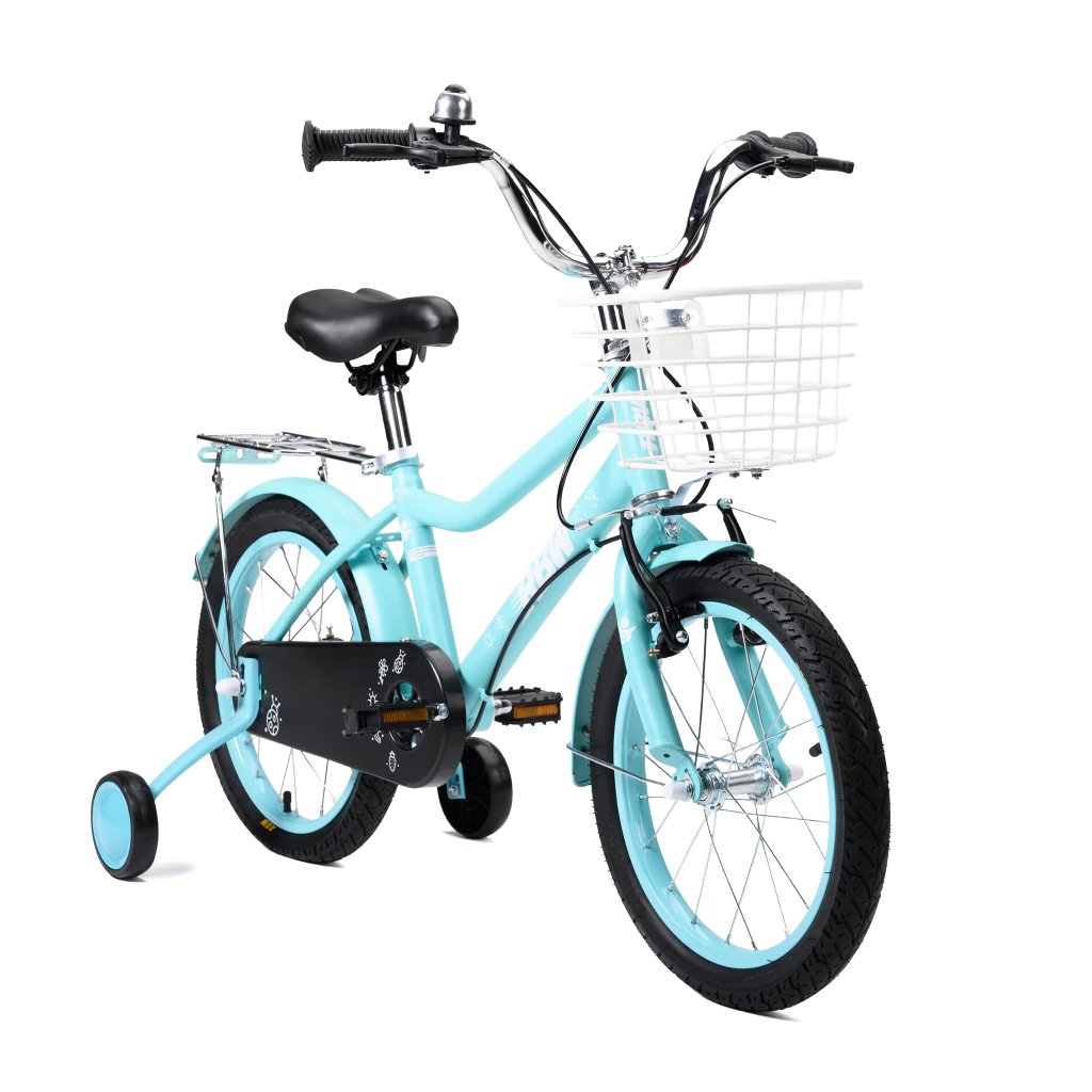 Bicicleta Infantil Rodados 16 Con Canasta Goma Inflable