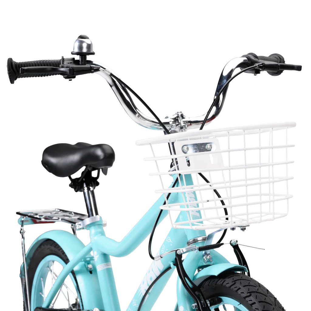 Bicicleta Infantil Rodados 16 Con Canasta Goma Inflable