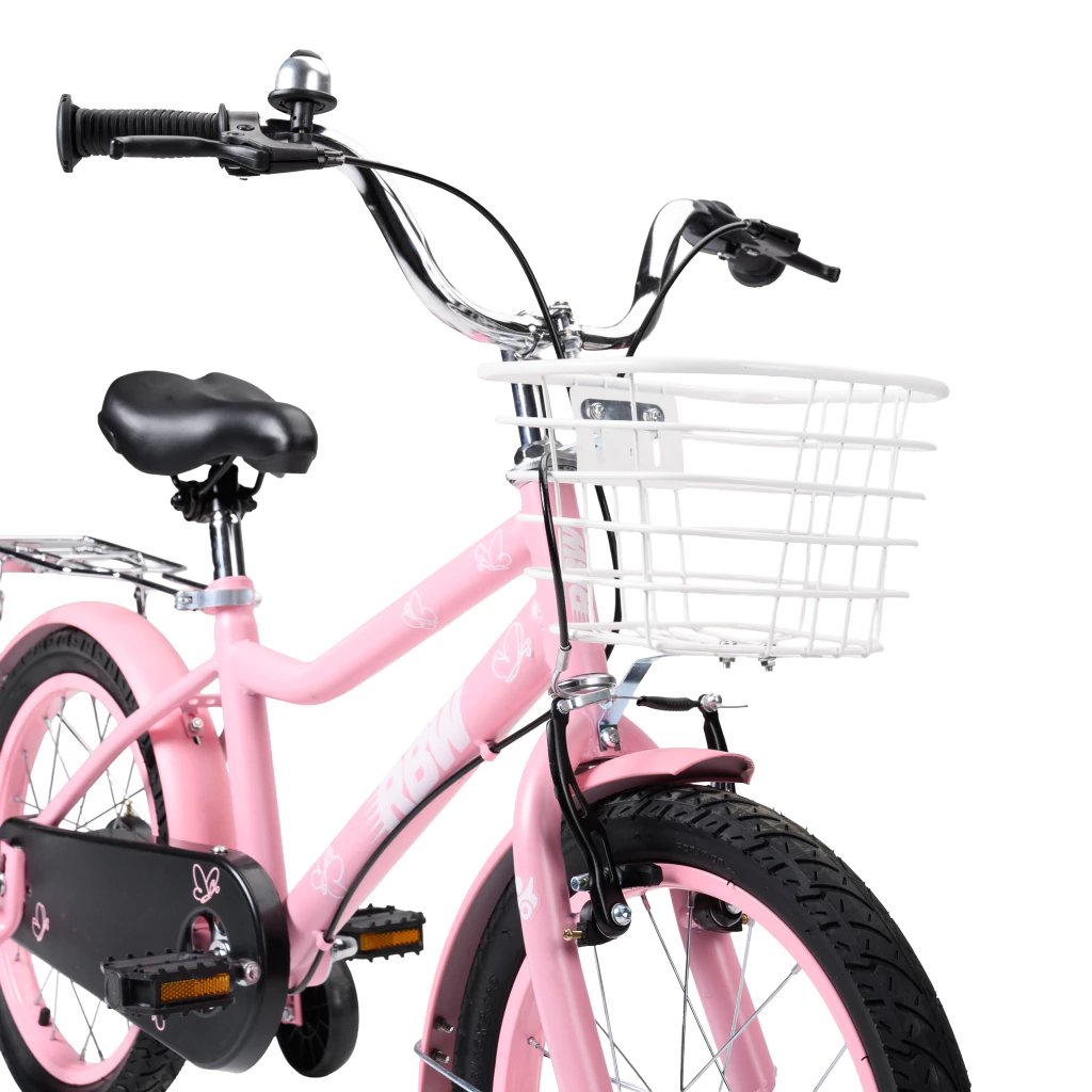 Bicicleta Infantil Rodados 16 Con Canasta Goma Inflable