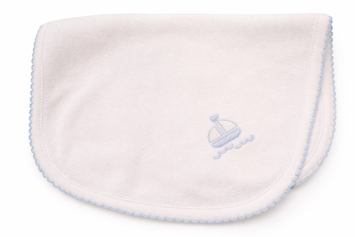 Babita Toalla y Algodon Liso Bordado Con Picot