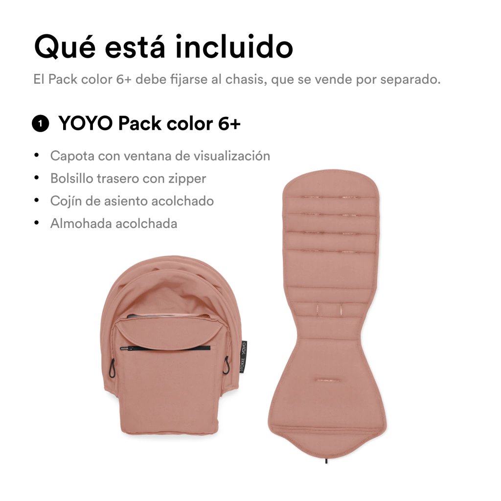 Color Pack 6+ (Asiento Solo) Babyzen YOYO 3