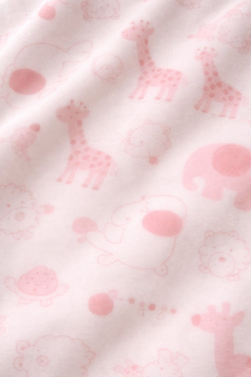 Manta Polar Estampada Con Picot