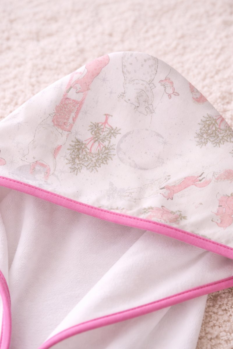 Toallon de Tawel Capucha Bordada con Picot