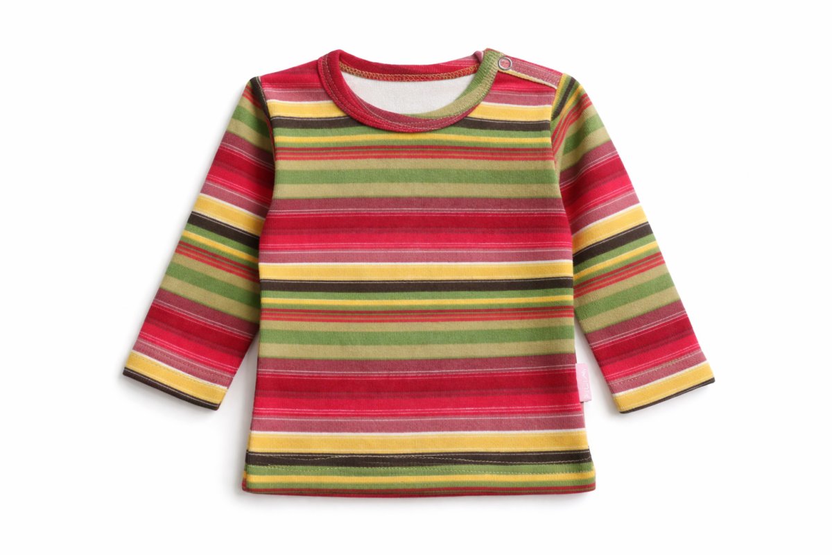 Conjunto Remera Manga Larga Pantalon Con Pie Rayado Termico