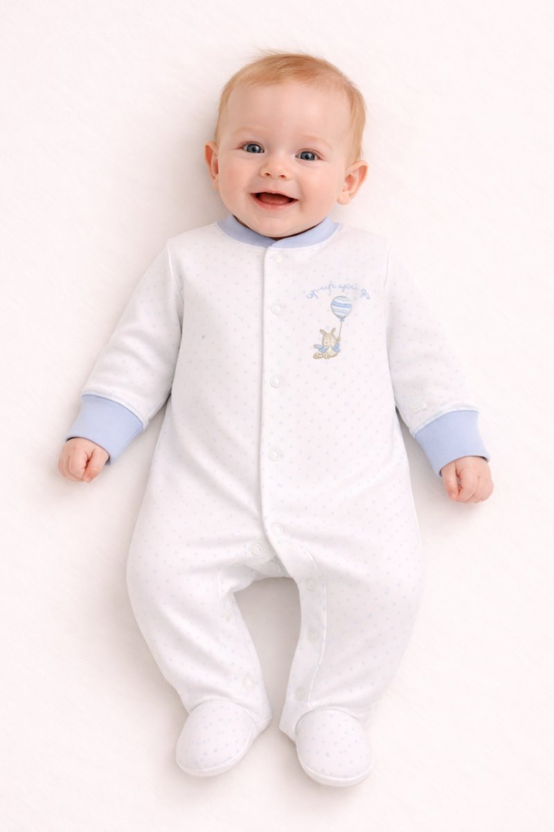 Enterito estampado Manga Larga con Pie