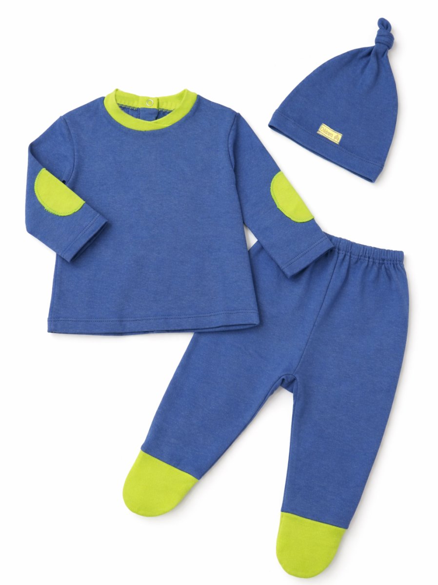 Conjunto Batita Manga Larga abrochada Atras Con Medio Osito Ranita Con Pie