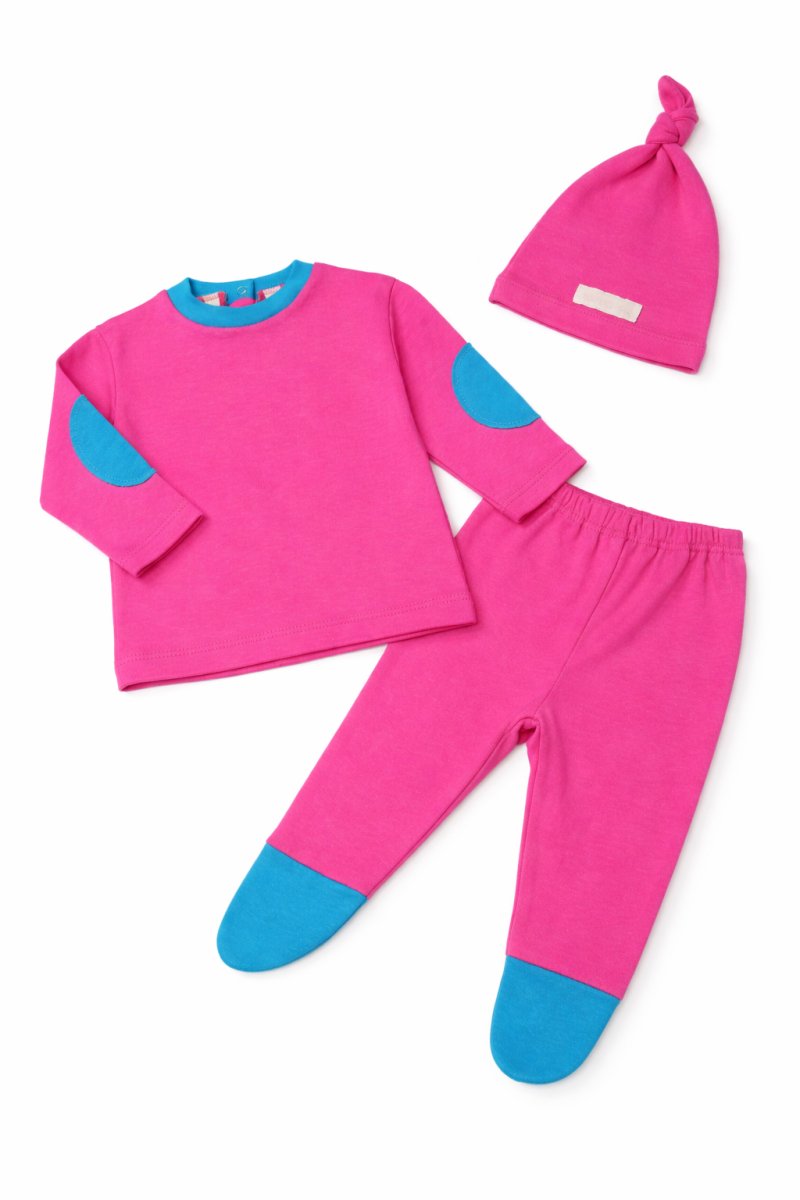 Conjunto Batita Manga Larga abrochada Atras Con Medio Osito Ranita Con Pie