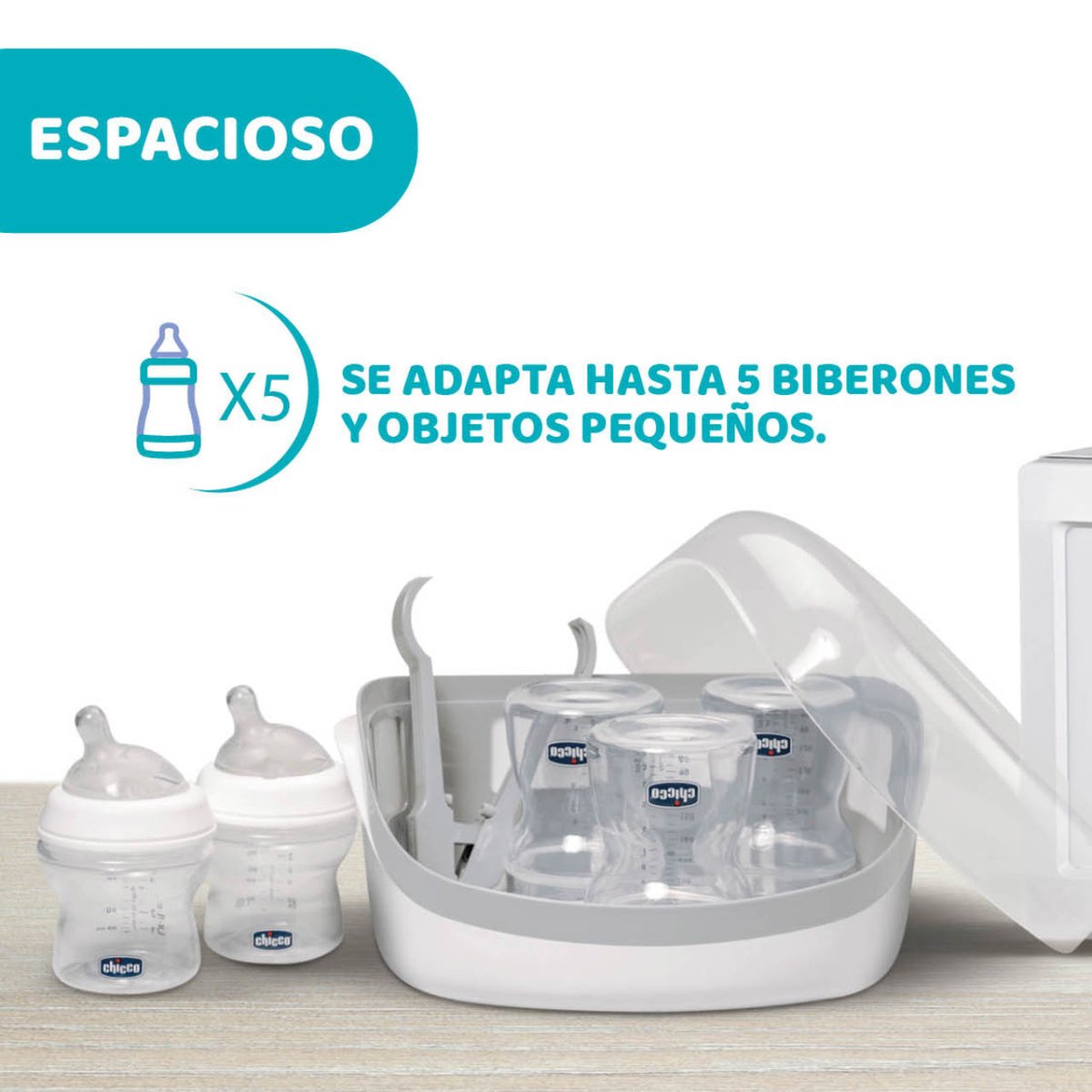 Esterilizador Para Microondas Con Pinza