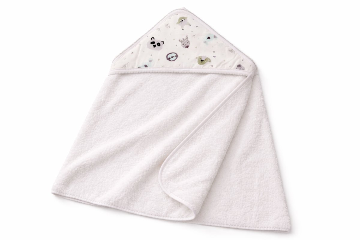 Toallon Con Capucha Estampada