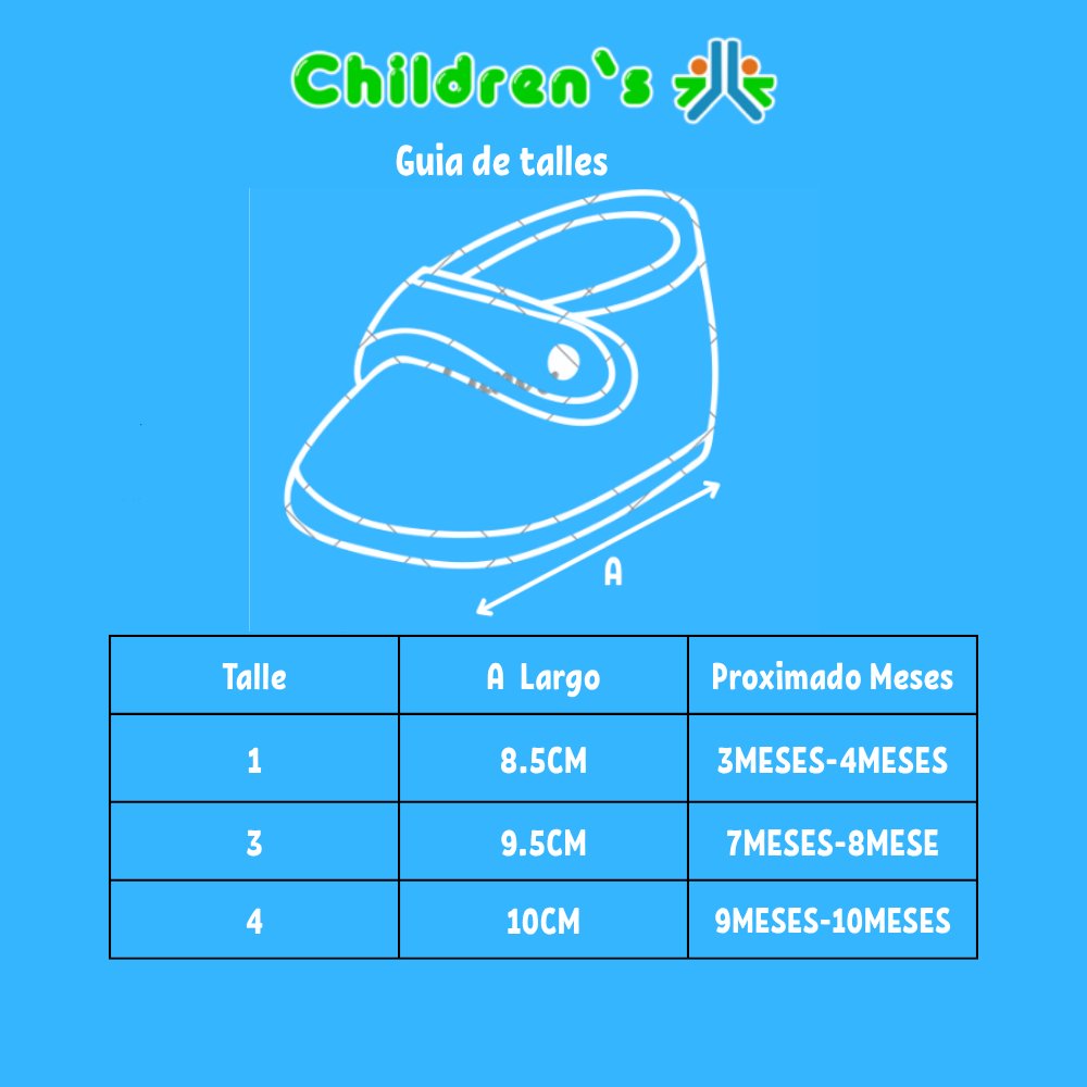 Guia de talles Botita de Jeans Cordon Combinada