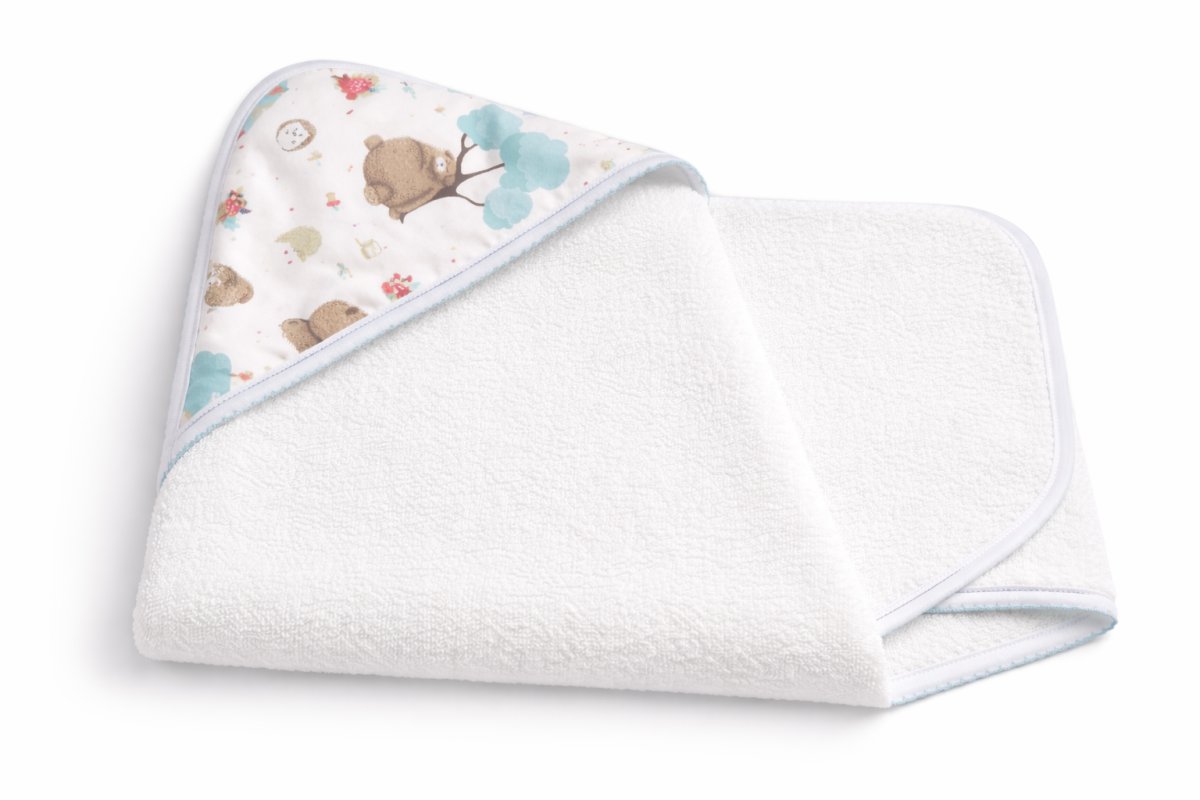 Toallon Con Capucha Estampada