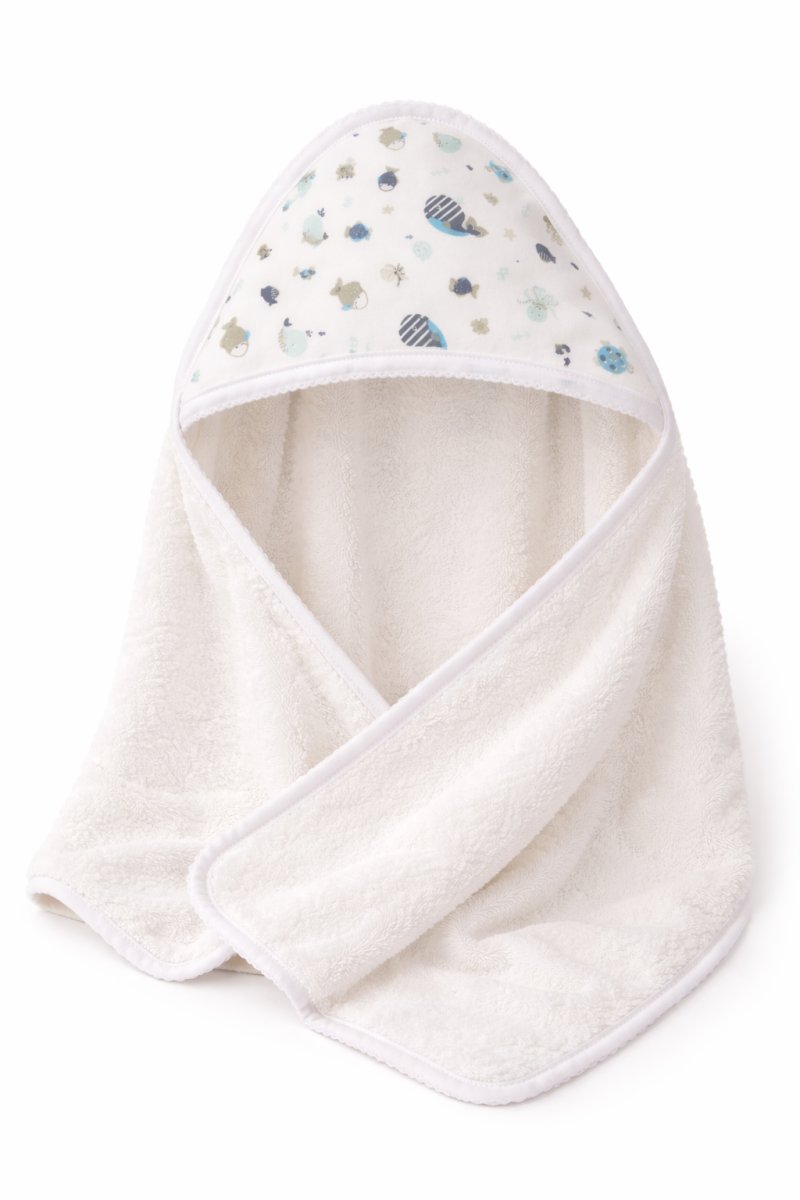 Toallon Con Capucha Estampada