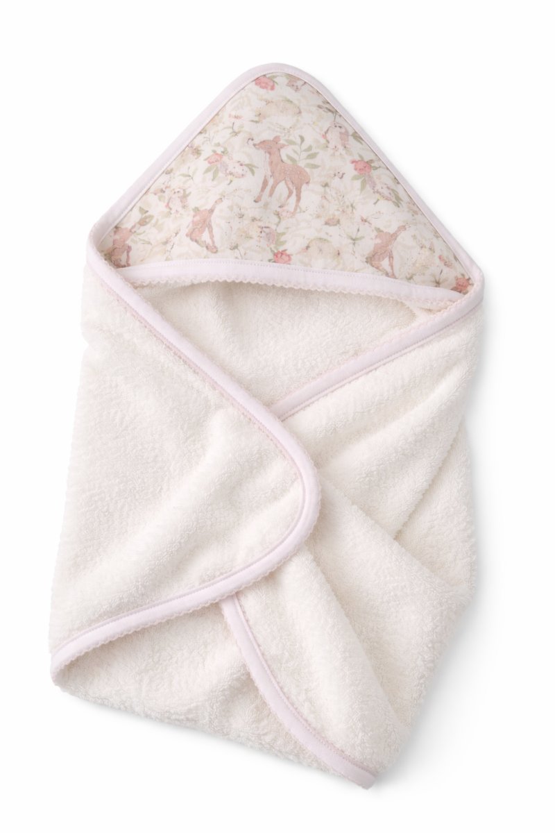 Toallon Con Capucha Estampada