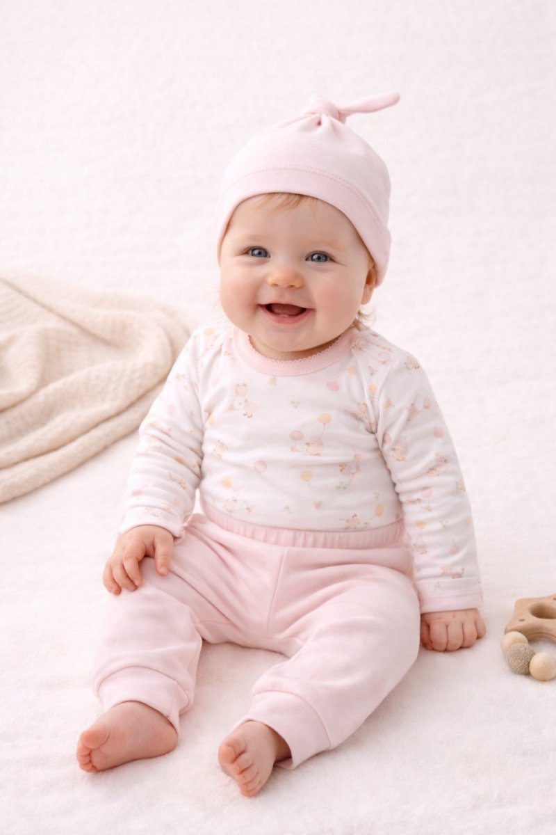 Ajuar 3 Piezas Medio Osito sin Pie Body  Gorro