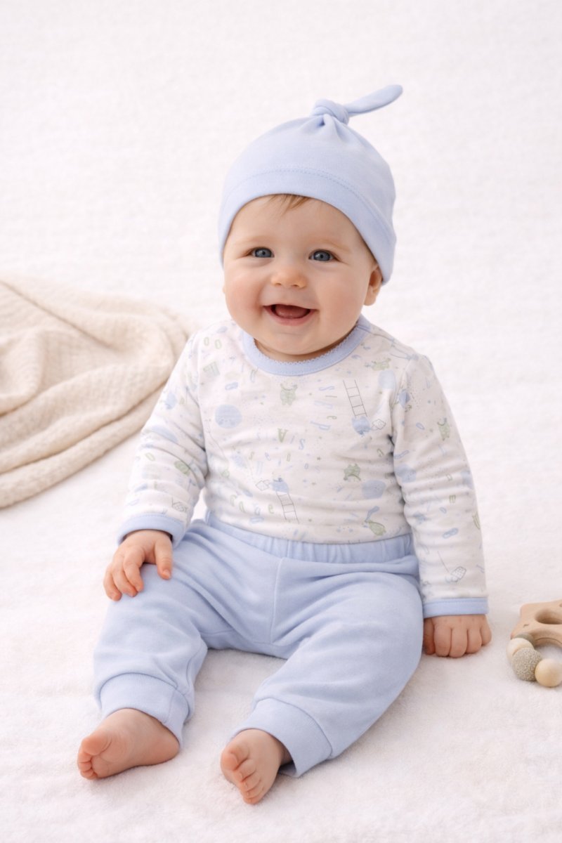 Ajuar 3 Piezas Medio Osito sin Pie Body  Gorro