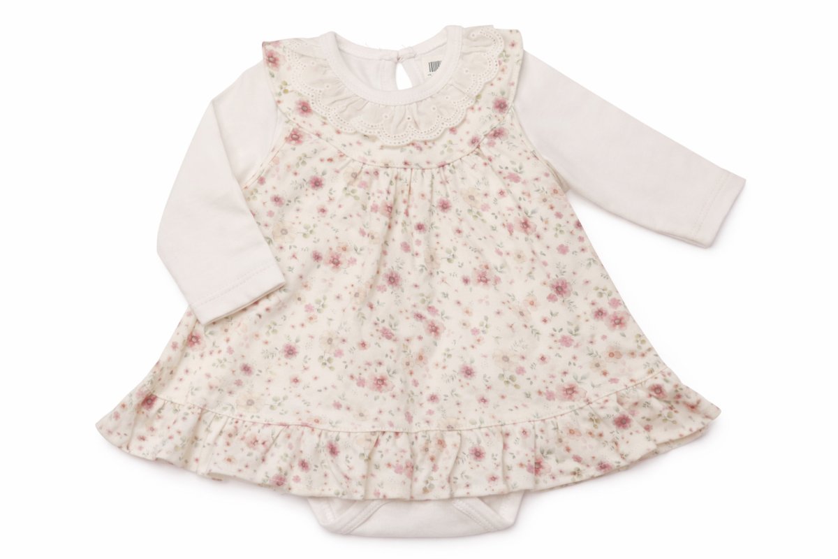 Vestido Body Manga Larga Osito con Pie