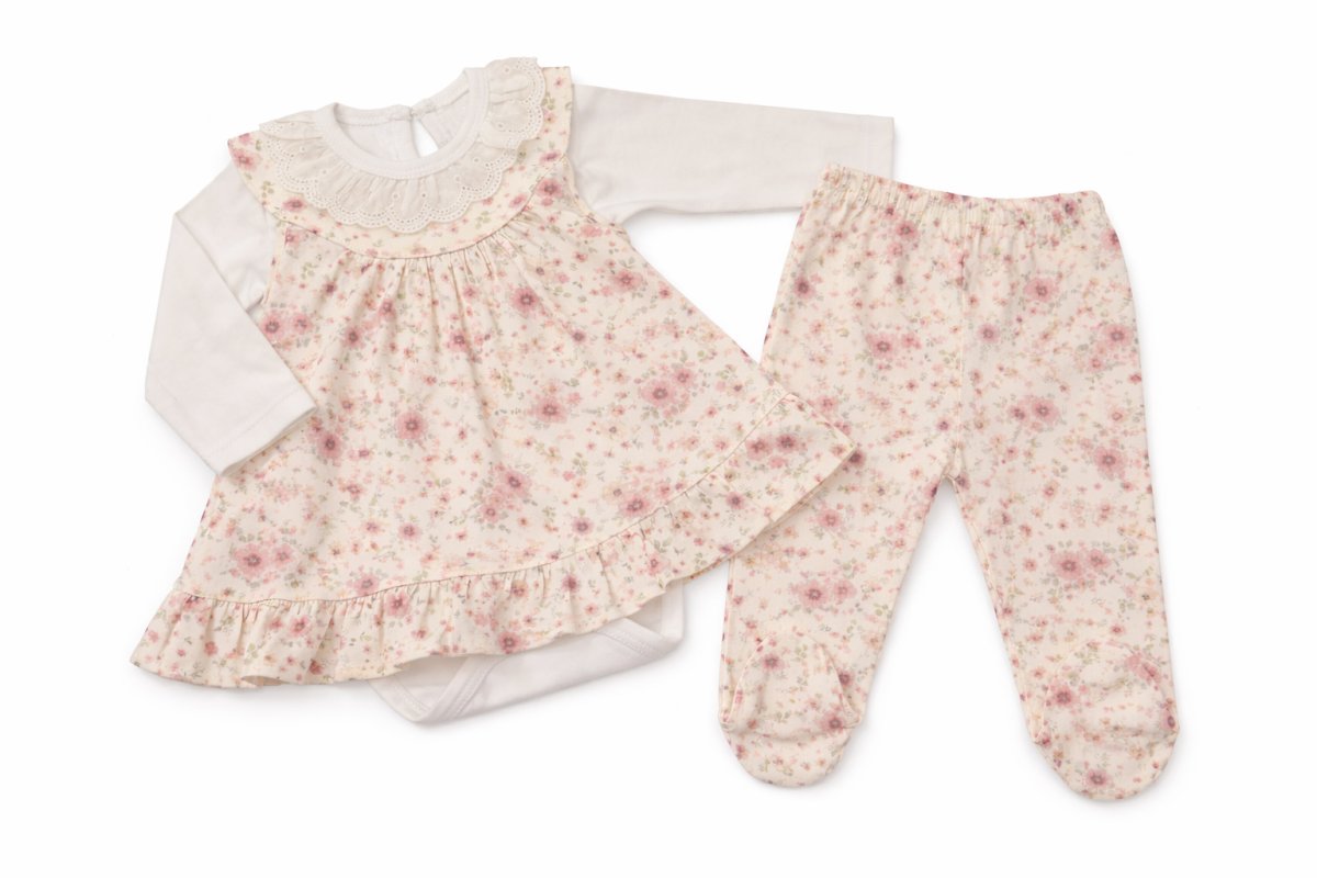 Vestido Body Manga Larga Osito con Pie