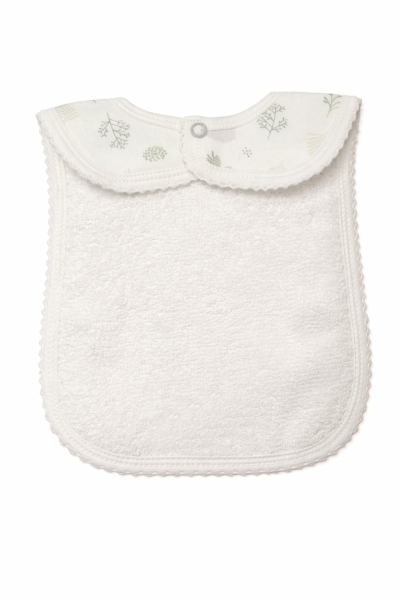 Babero Estampado Doble Algodón Con Velcro