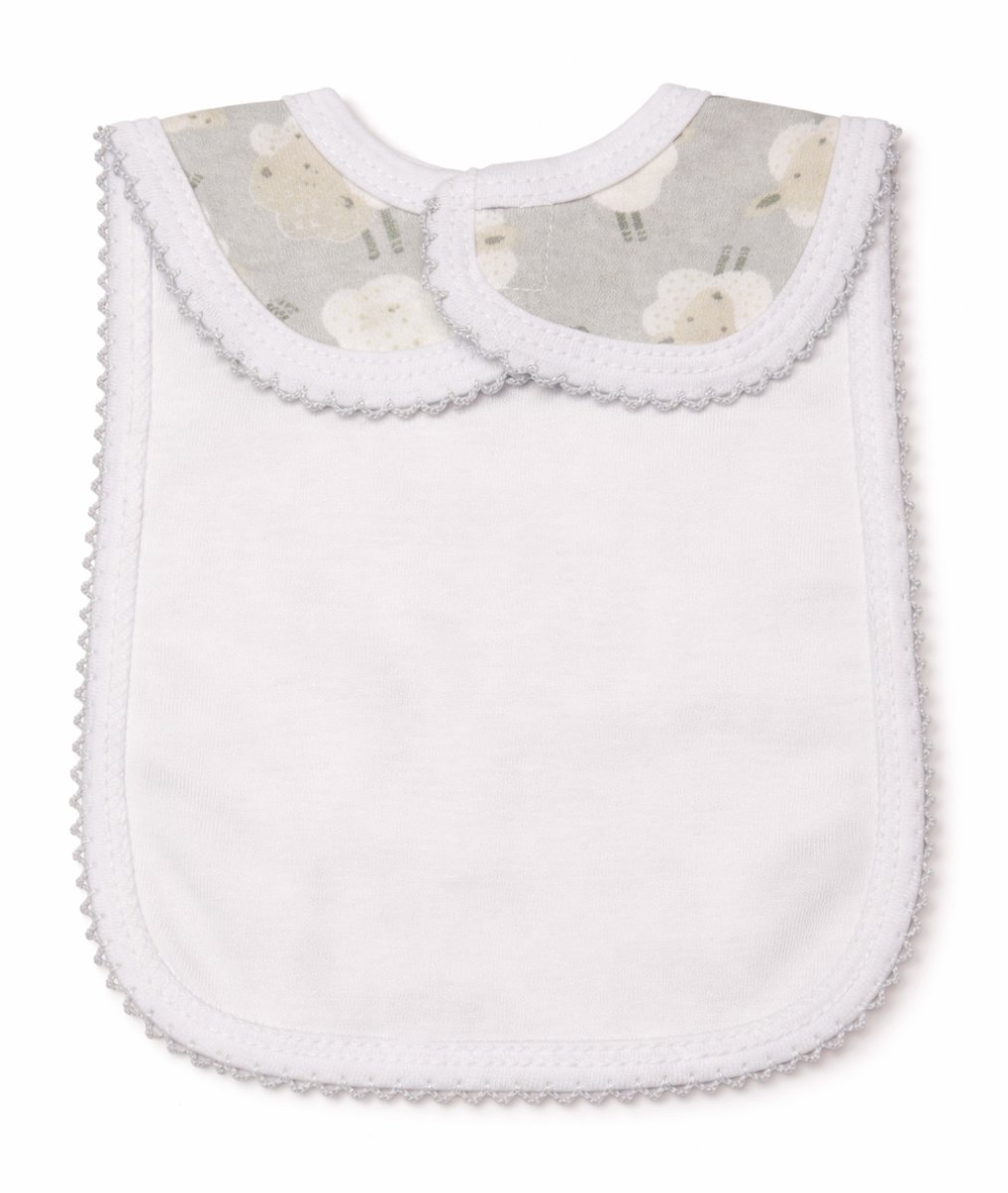 Babero de Algodon Bordados con impermeable entre telas- Diferentes Bordados