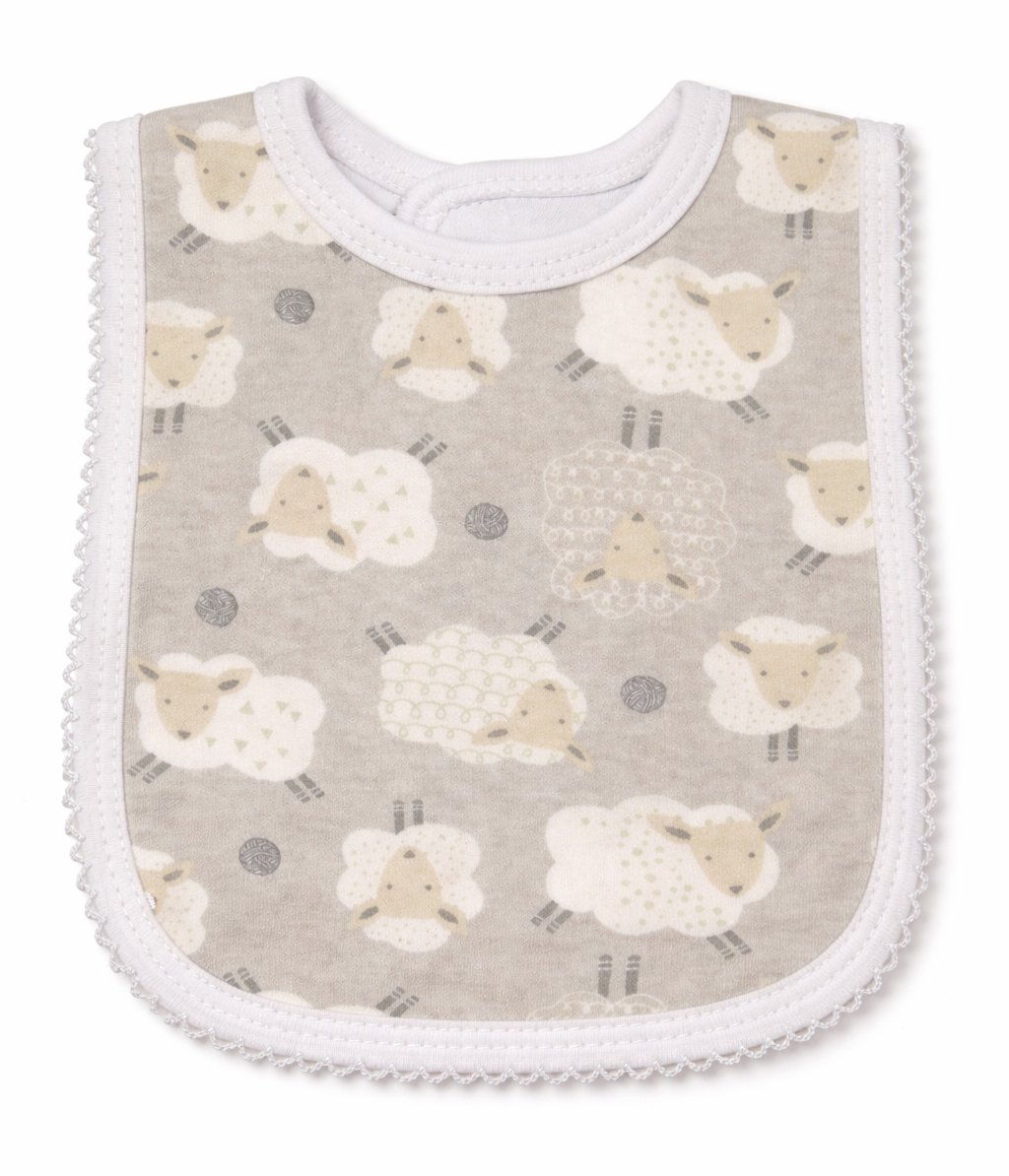 Babero de Algodon Bordados con impermeable entre telas- Diferentes Bordados