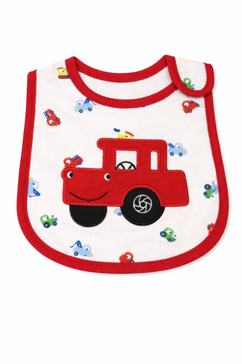 Babero de Algodon Bordados con impermeable entre telas- Diferentes Bordados