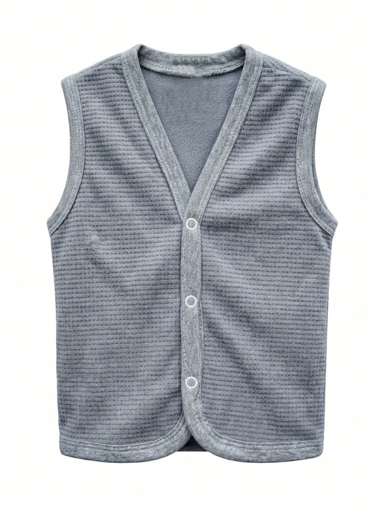 Chaleco  Polar con Broche