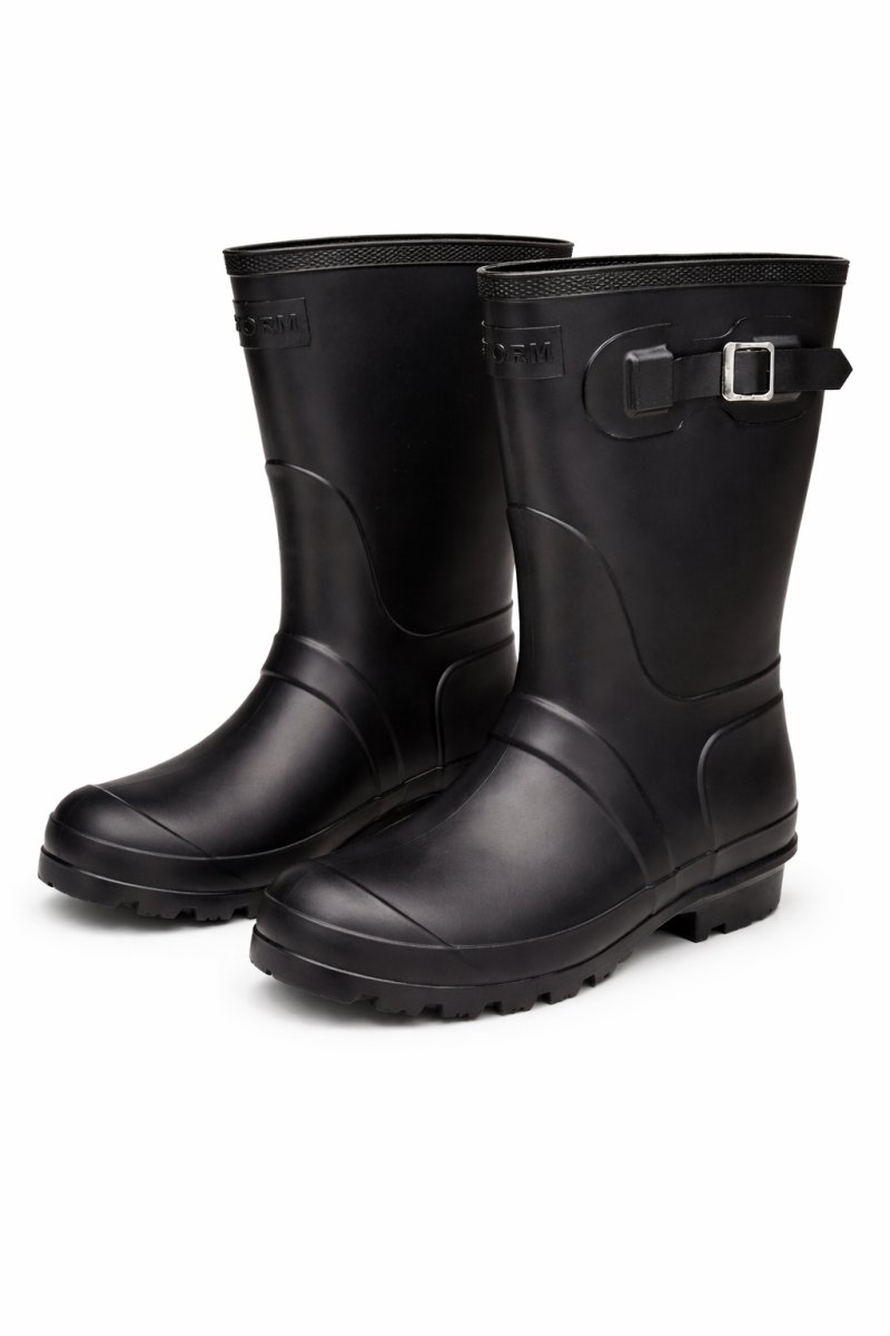 Botas de LLuvia Lisa con Hebilla