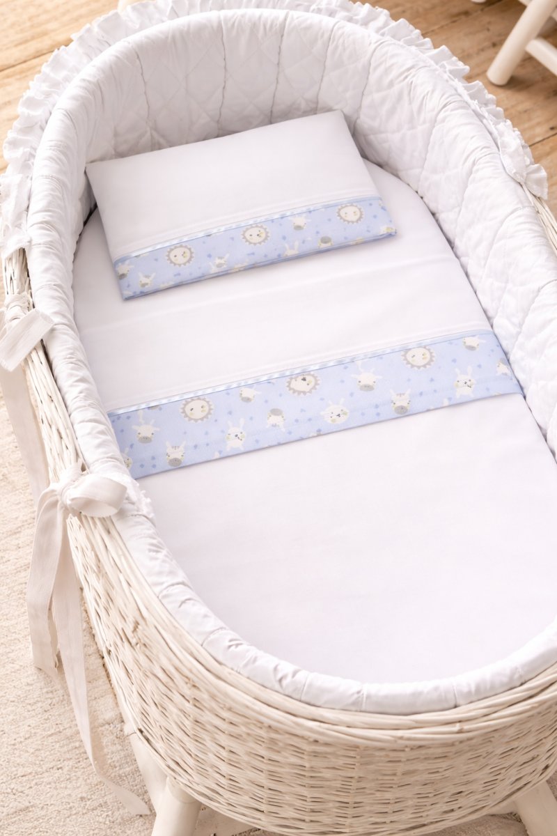 Sabana Moise-Catre Batista Pique Estampada 3 Piezas