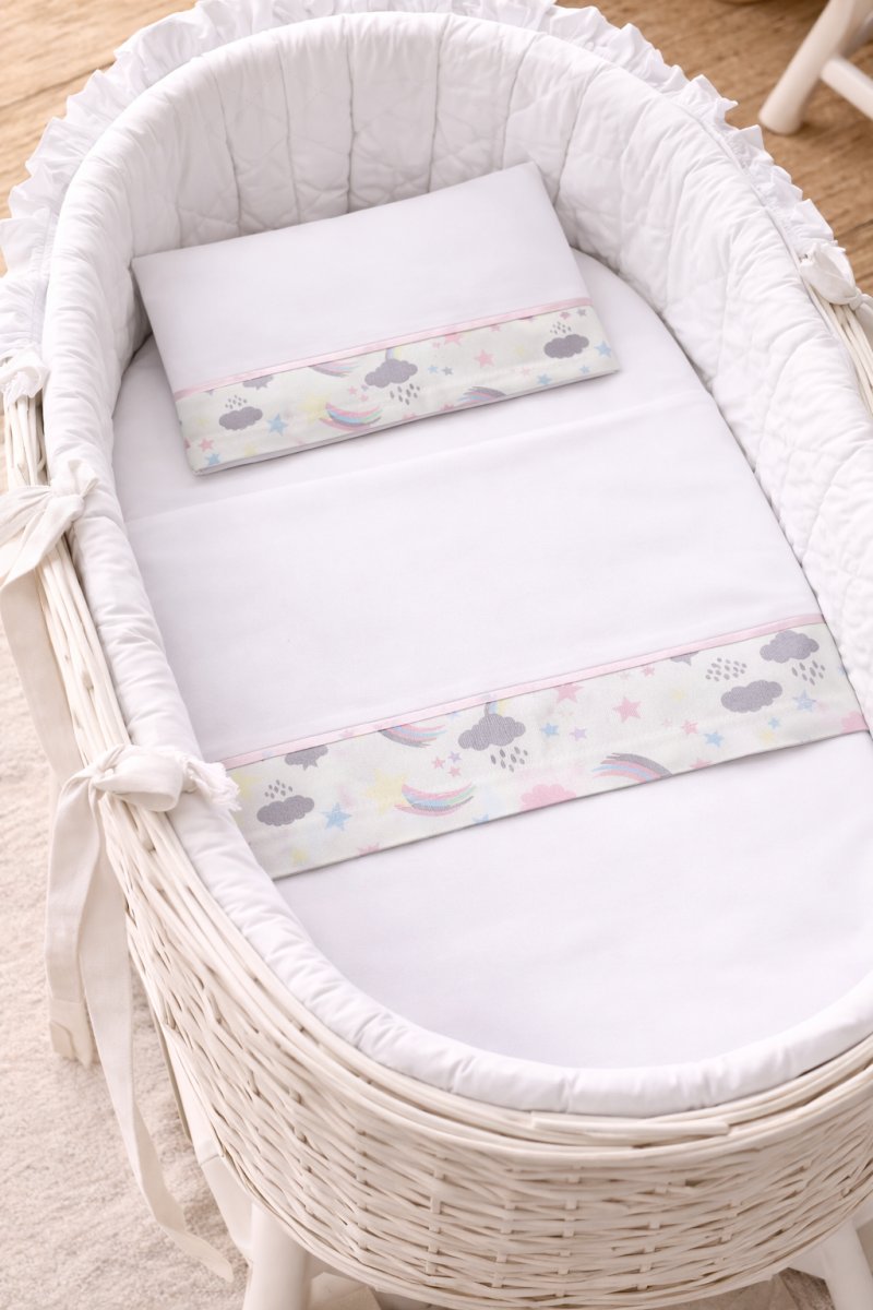 Sabana Moise-Catre Batista Pique Estampada 3 Piezas