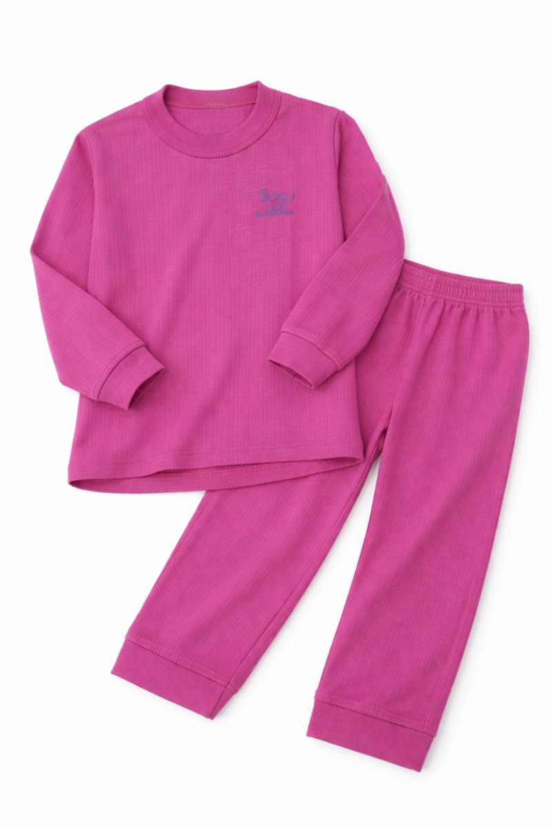 Pijama Invierno Remera Manga Larga y Pantalon Liso