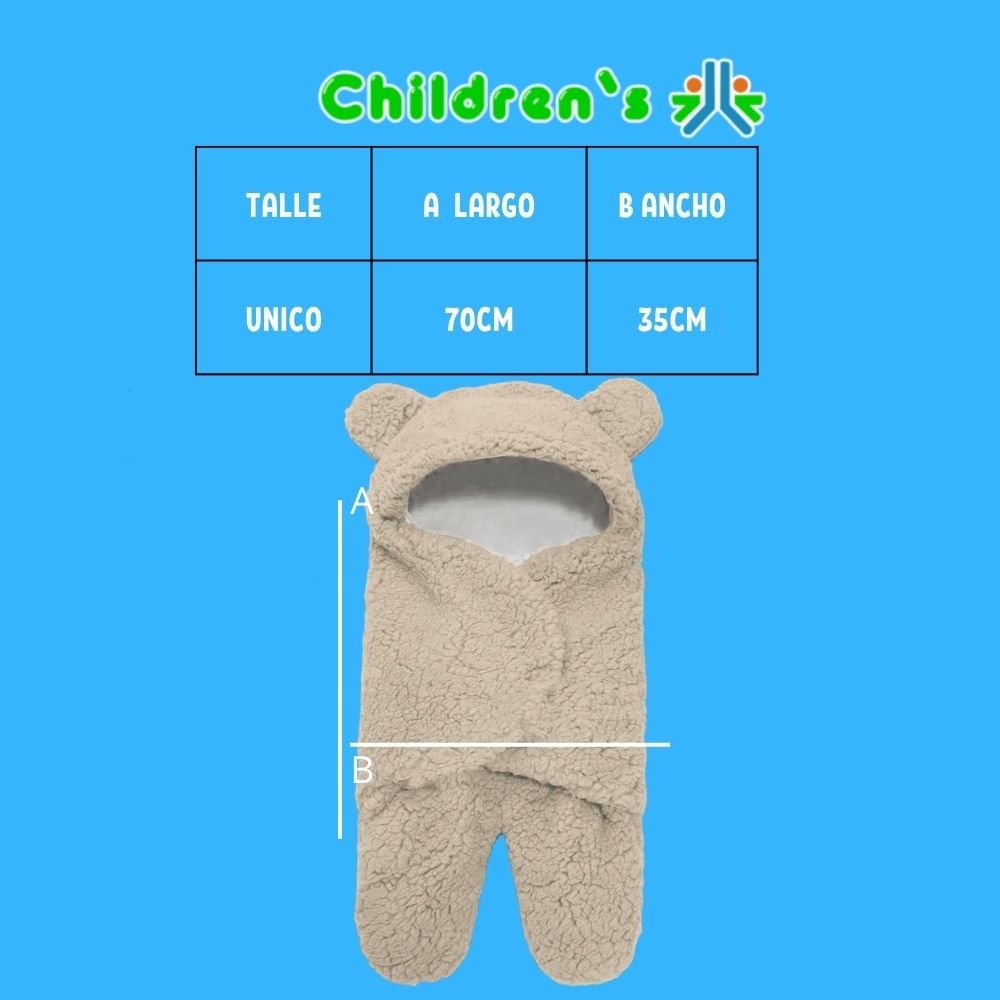 Guia de talles Saco Dormir PortaEnfant Piel Algodon