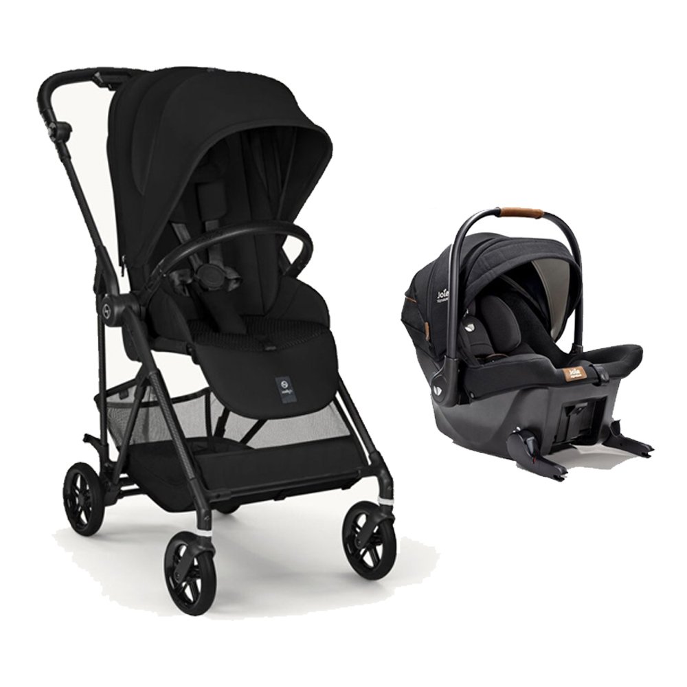 Cochecito Modular Melio Carbon Ultraliviano Con Huevito Joie Sprint Isofix Integrado