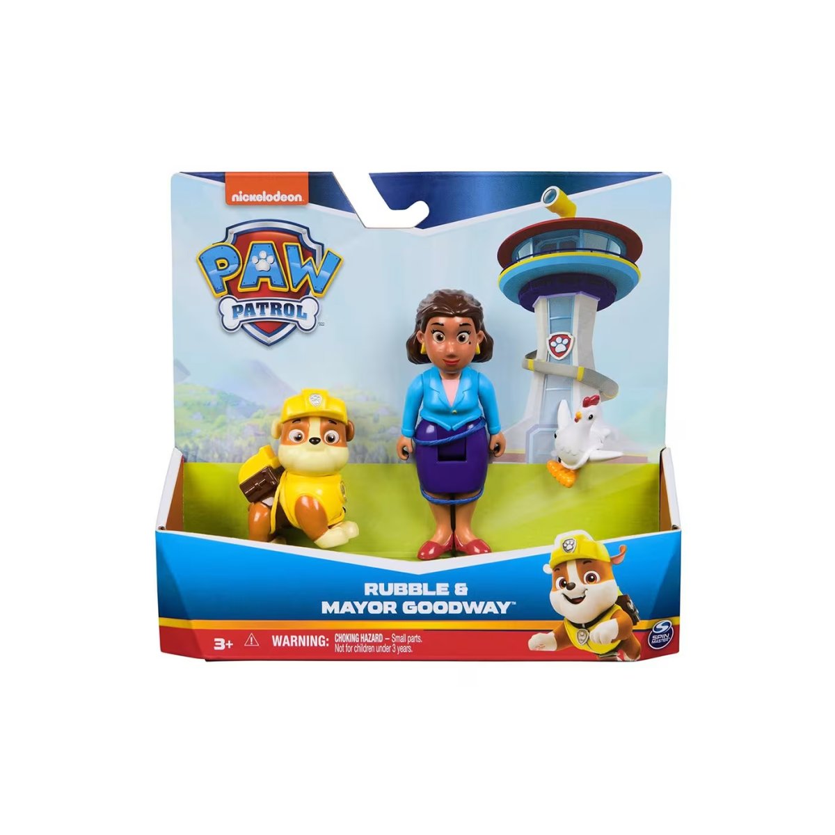 Set De Figuras Paw Patrol - Rubble & Mayor Goodway