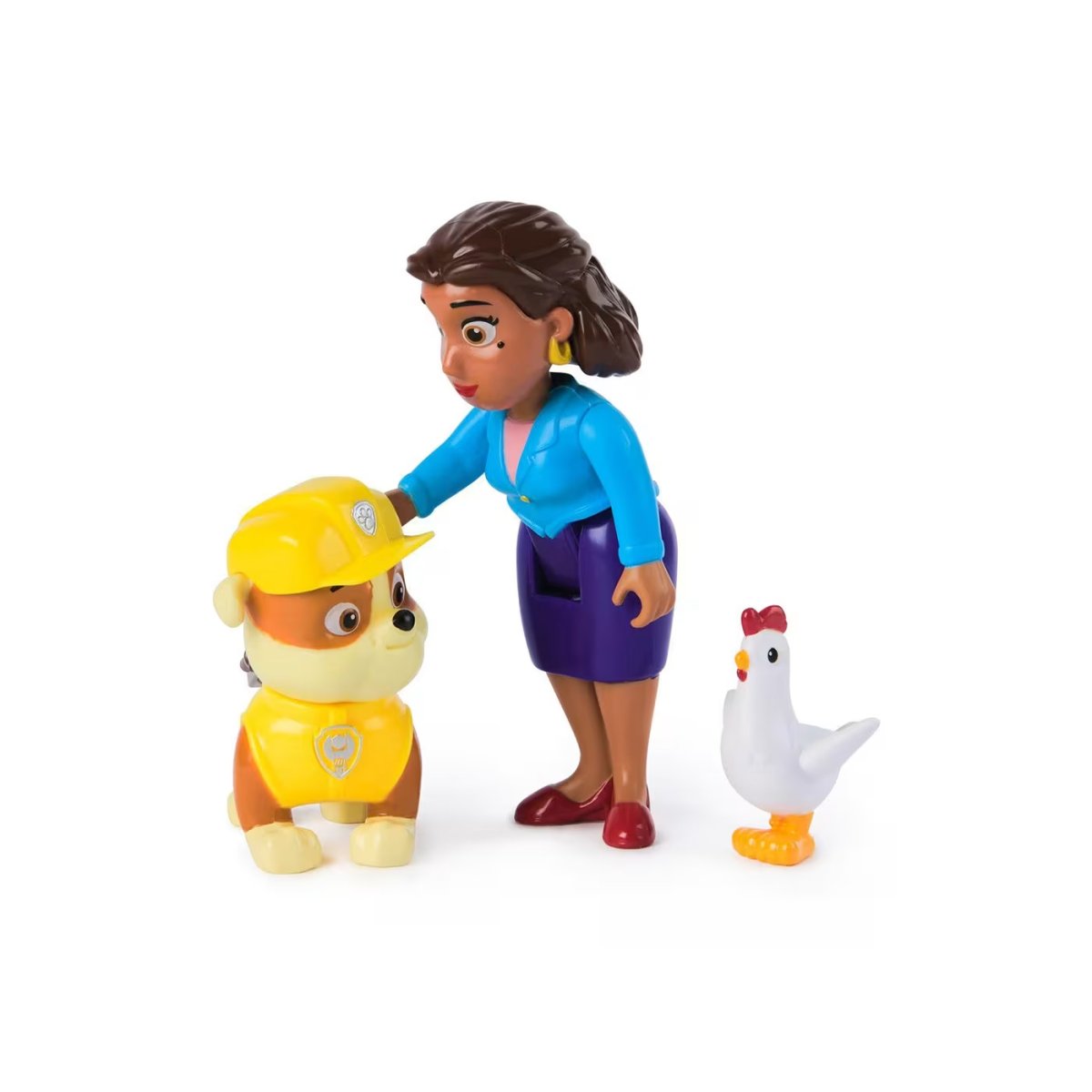 Set De Figuras Paw Patrol - Rubble & Mayor Goodway