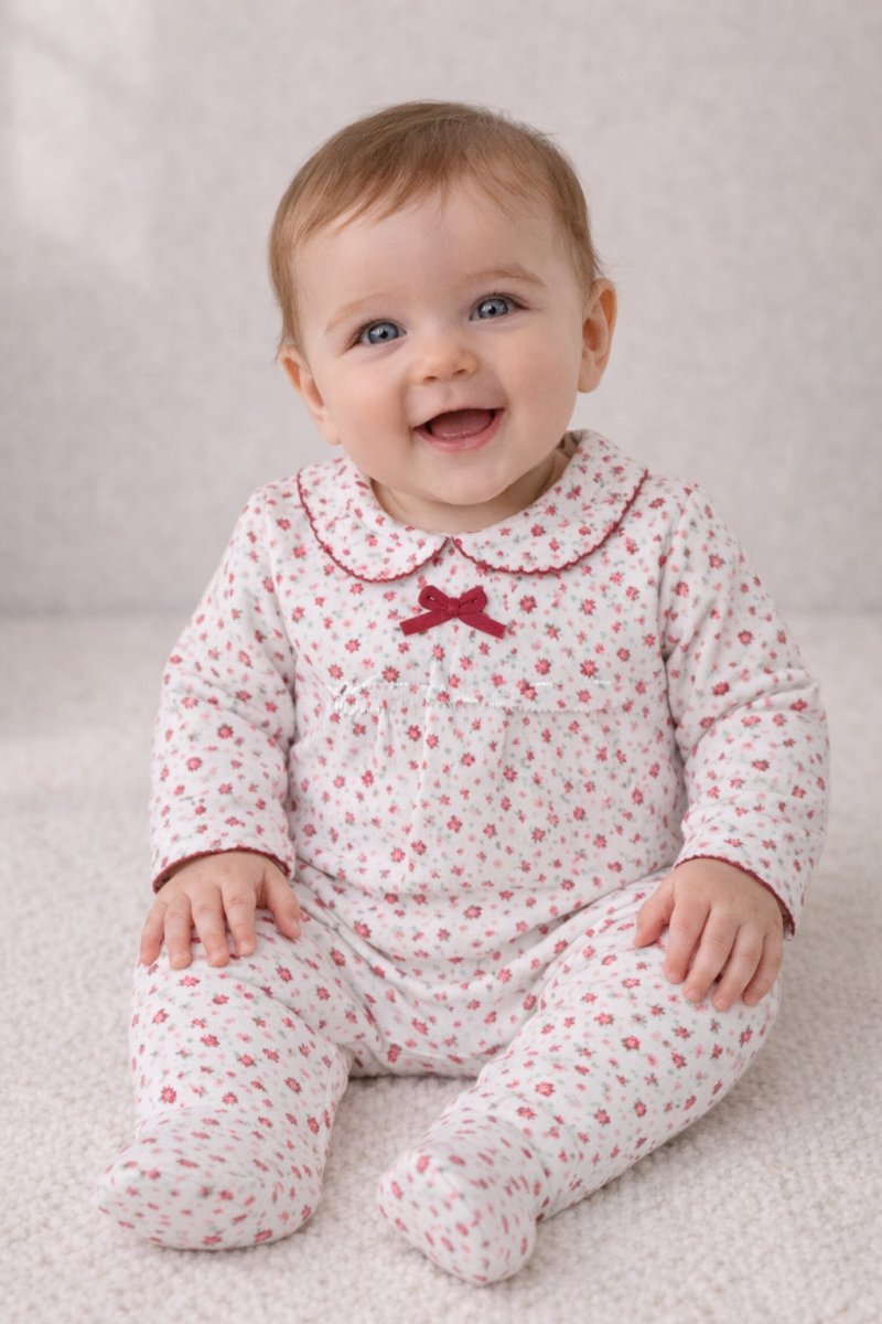 Enterito Estampado Manga larga Floreado