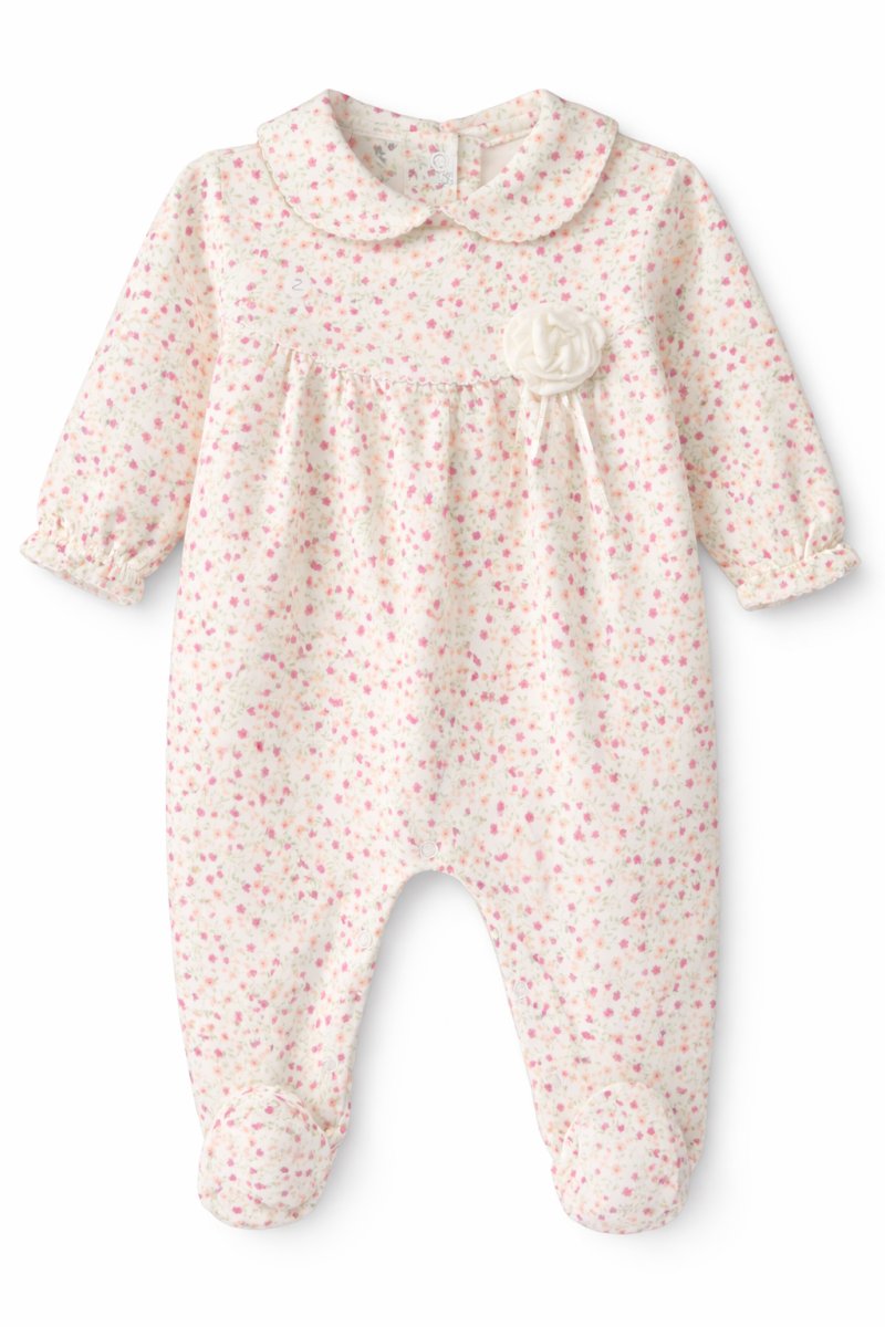 Enterito Estampado Manga larga Floreado