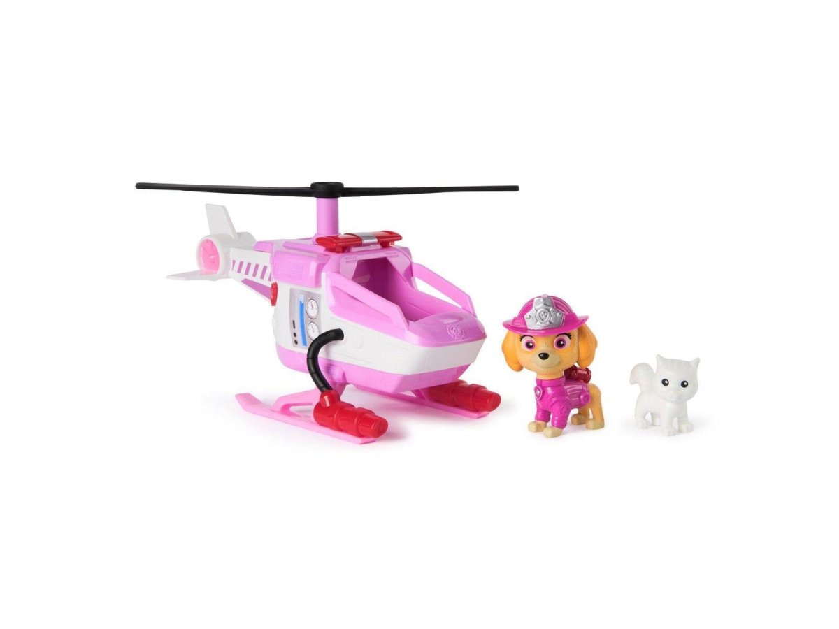 Paw Patrol Vehiculo Fire Rescue Chopper - Skye Con Helicoptero
