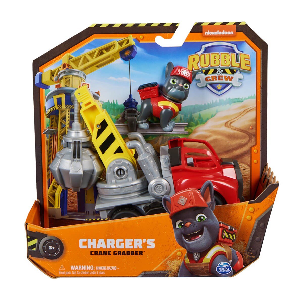 Paw Patrol Rubble & Crew Vehiculo Con Figura -Charger's