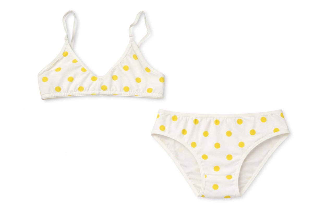 Conjunto Corpino Bombacha Lunares