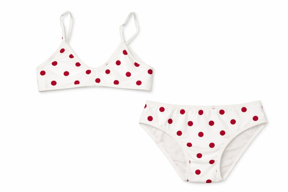 Conjunto Corpino Bombacha Lunares