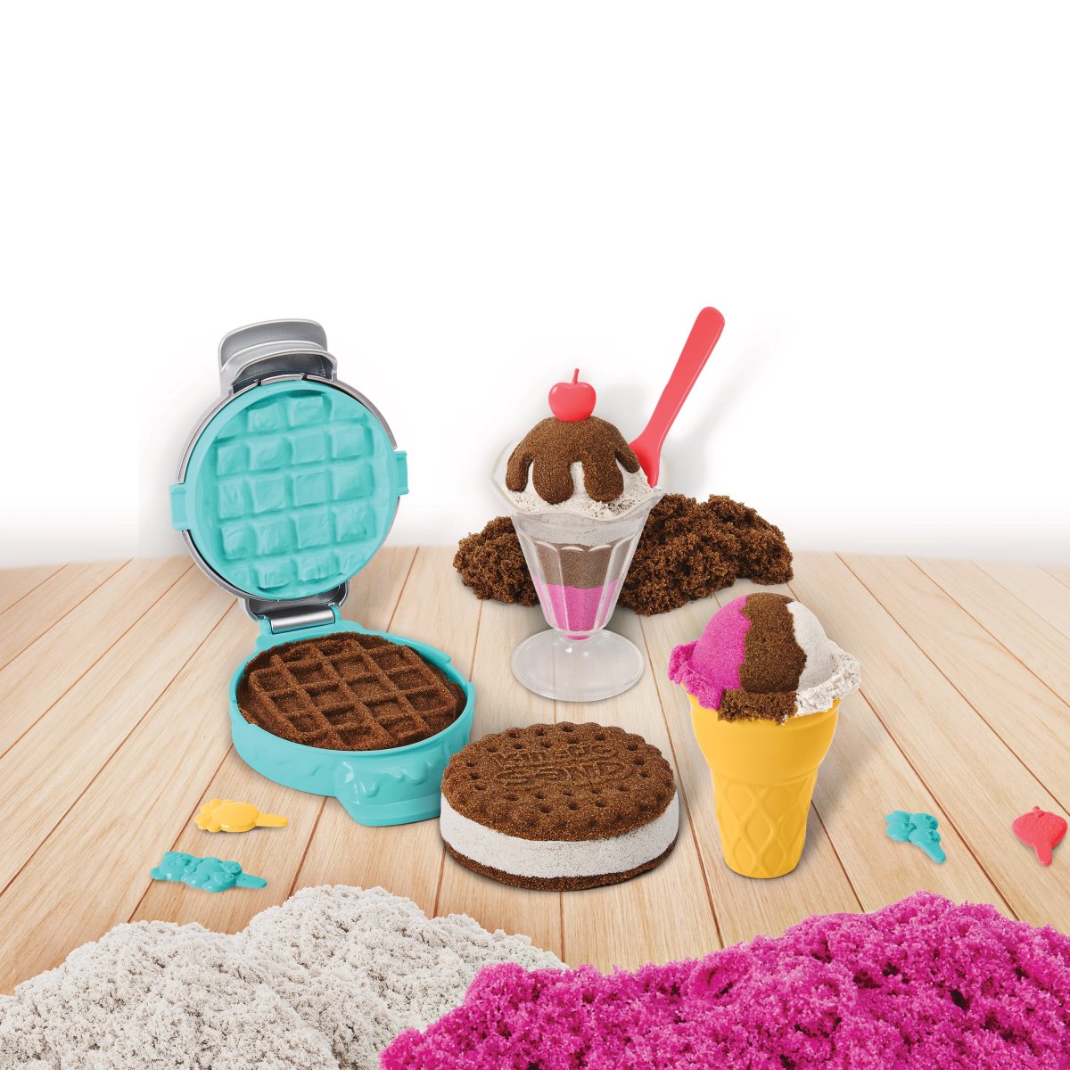 Arena Delicias Heladas - Kinetic Sand Ice Cream Treats