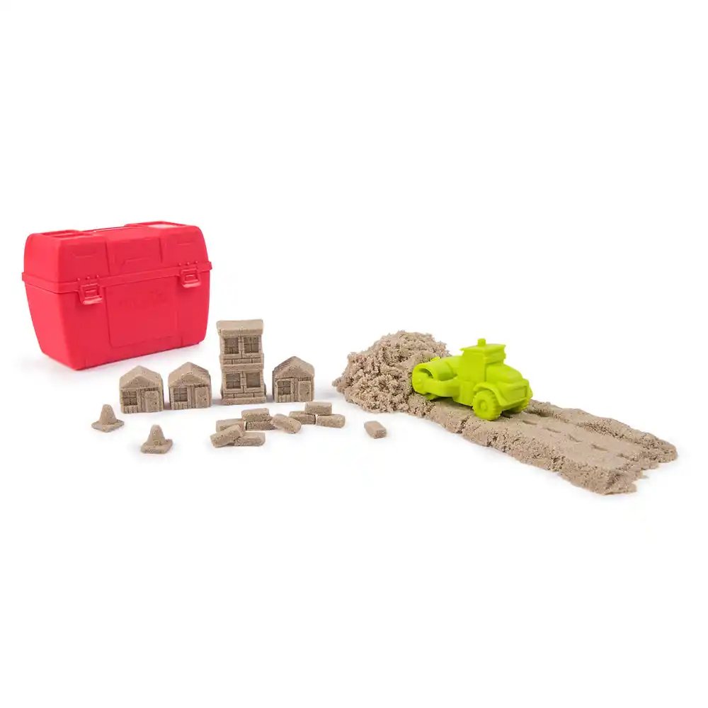 Arena Caja De Herramientas Para Construcción - Kinetic Sand Construction Toolbox - Masa