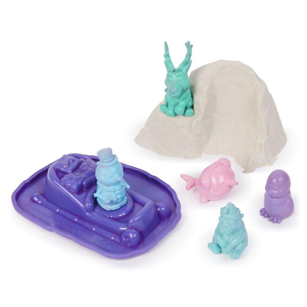Playset Arena Invierno - Kinetic Sand Snowy Surprise - Masa