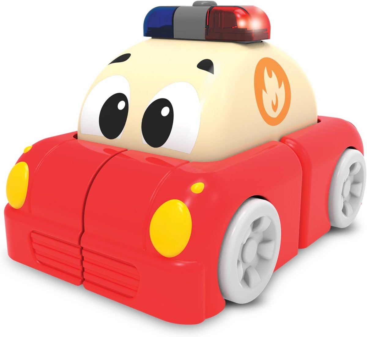 Vehiculo TransformMates: Bravy Fawn - Camión de Bomberos Con Luz Y Sonido